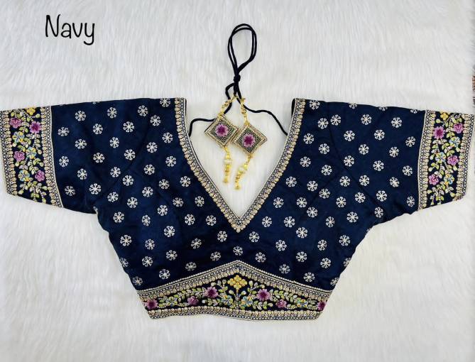 Sabya Sachi Style Heavy Wedding Wear Embroidery Work Wholesale Blouse

